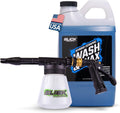 Slick Products Wash & Wax 64 oz + Garden Hose Foam Gun Bundle - Thick