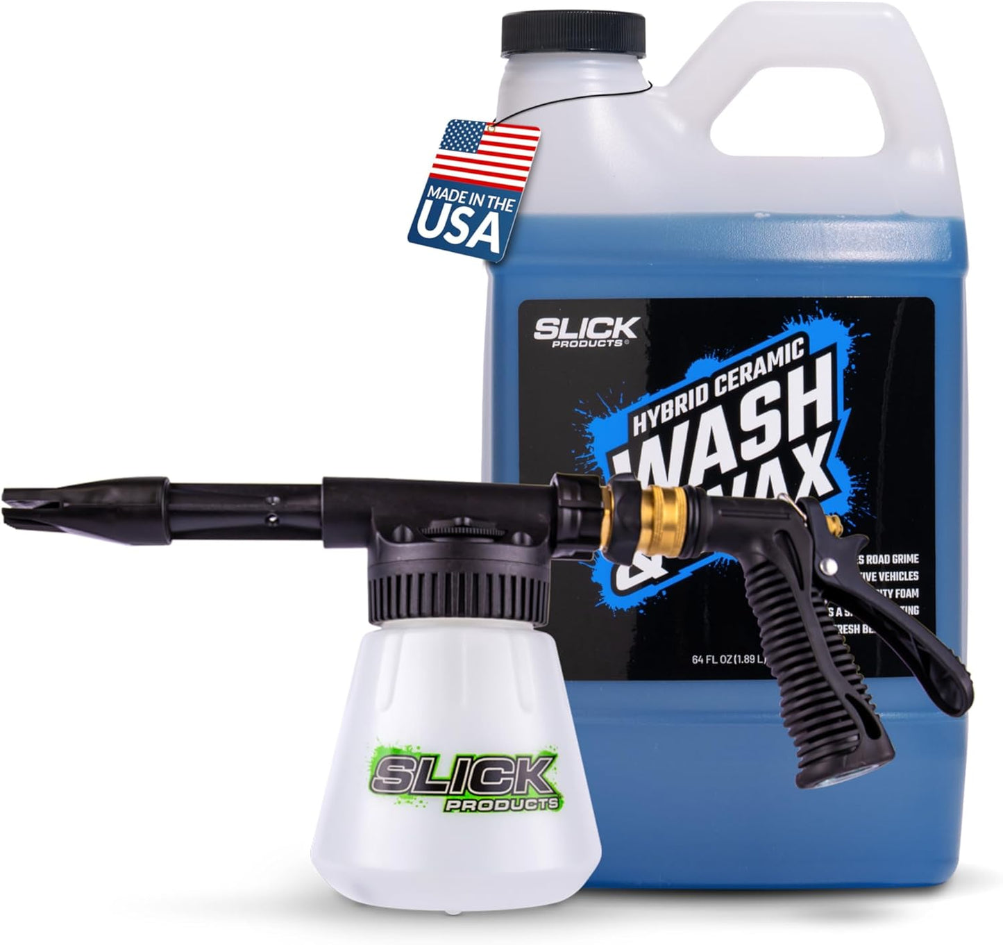 Slick Products Wash & Wax Bundle for Ultimate Vehicle Care