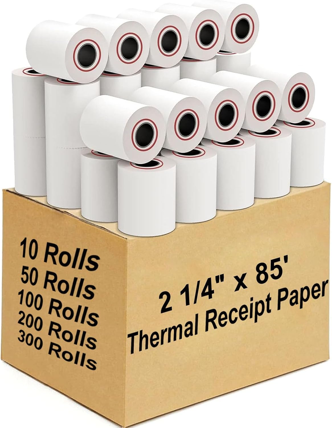 Coopaty Thermal Cash Register POS Paper 2 1/4 in x 85 ft