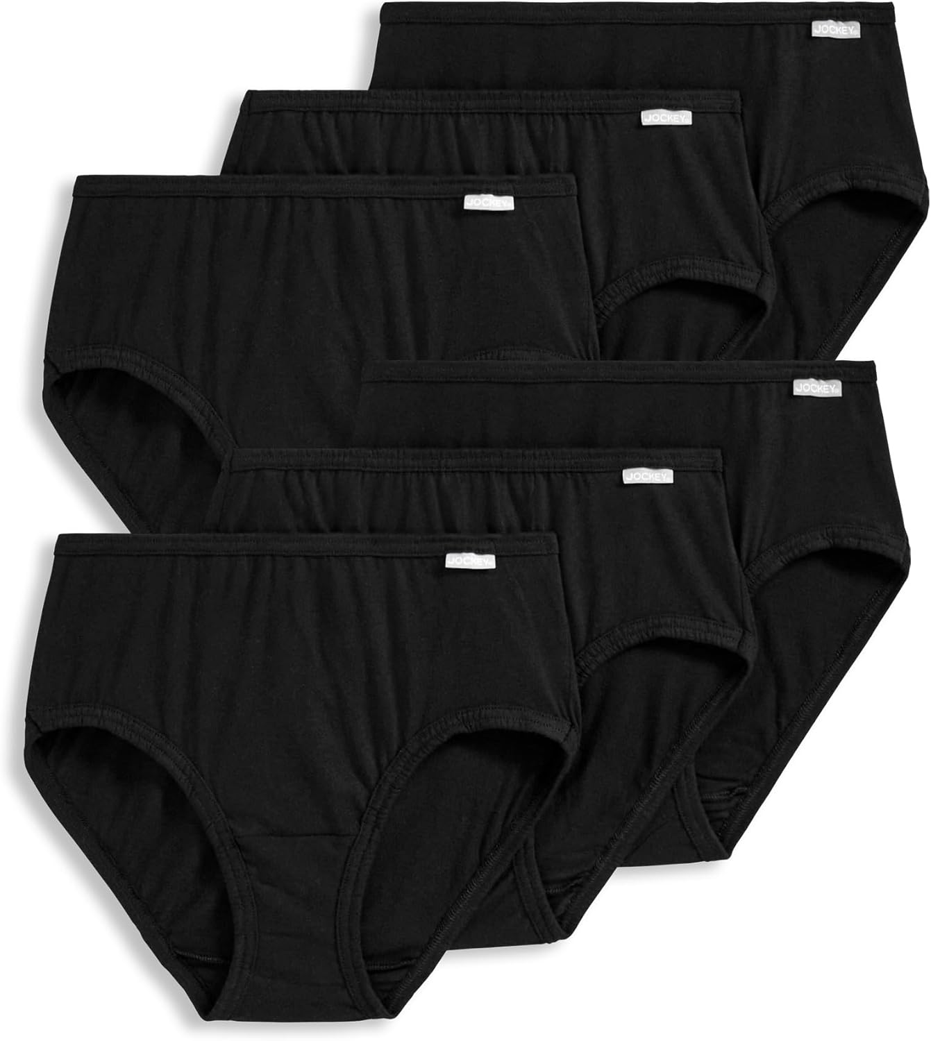 Jockey Women's Plus Size Elance Hipster 6 Pack for Comfort