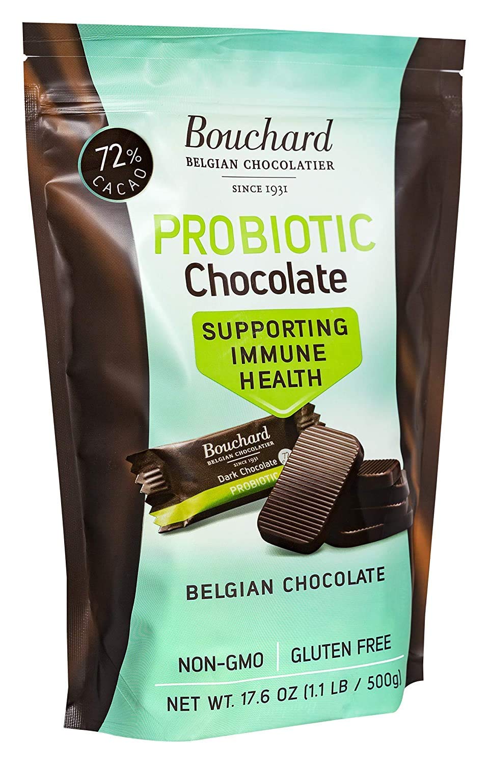 Bouchard Probiotics Belgian Chocolate Dark 72% Cacao Review