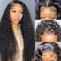 13x4 HD Lace Front Curly Wig 26in - Deep Wave, 180% Density