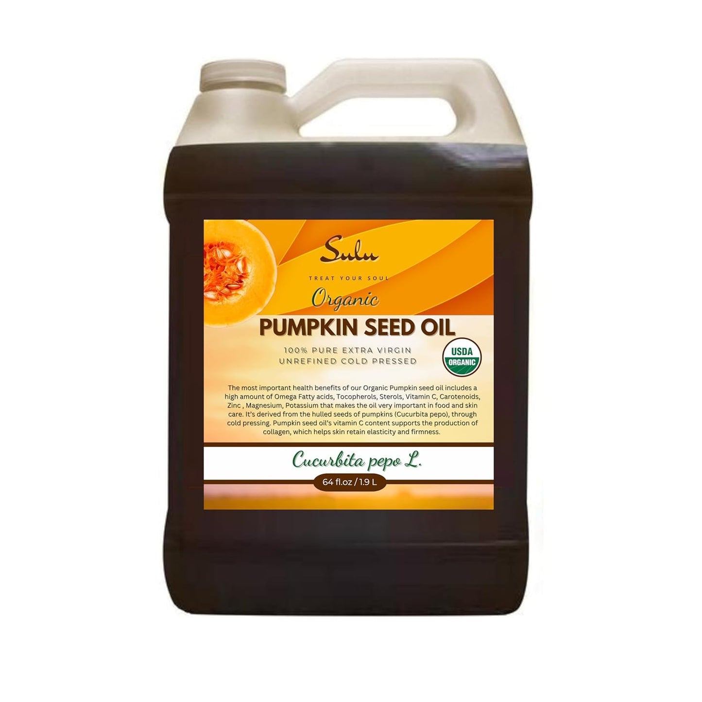 100% Pure Unrefined Virgin Pumpkin Seed Oil for Culinary Use