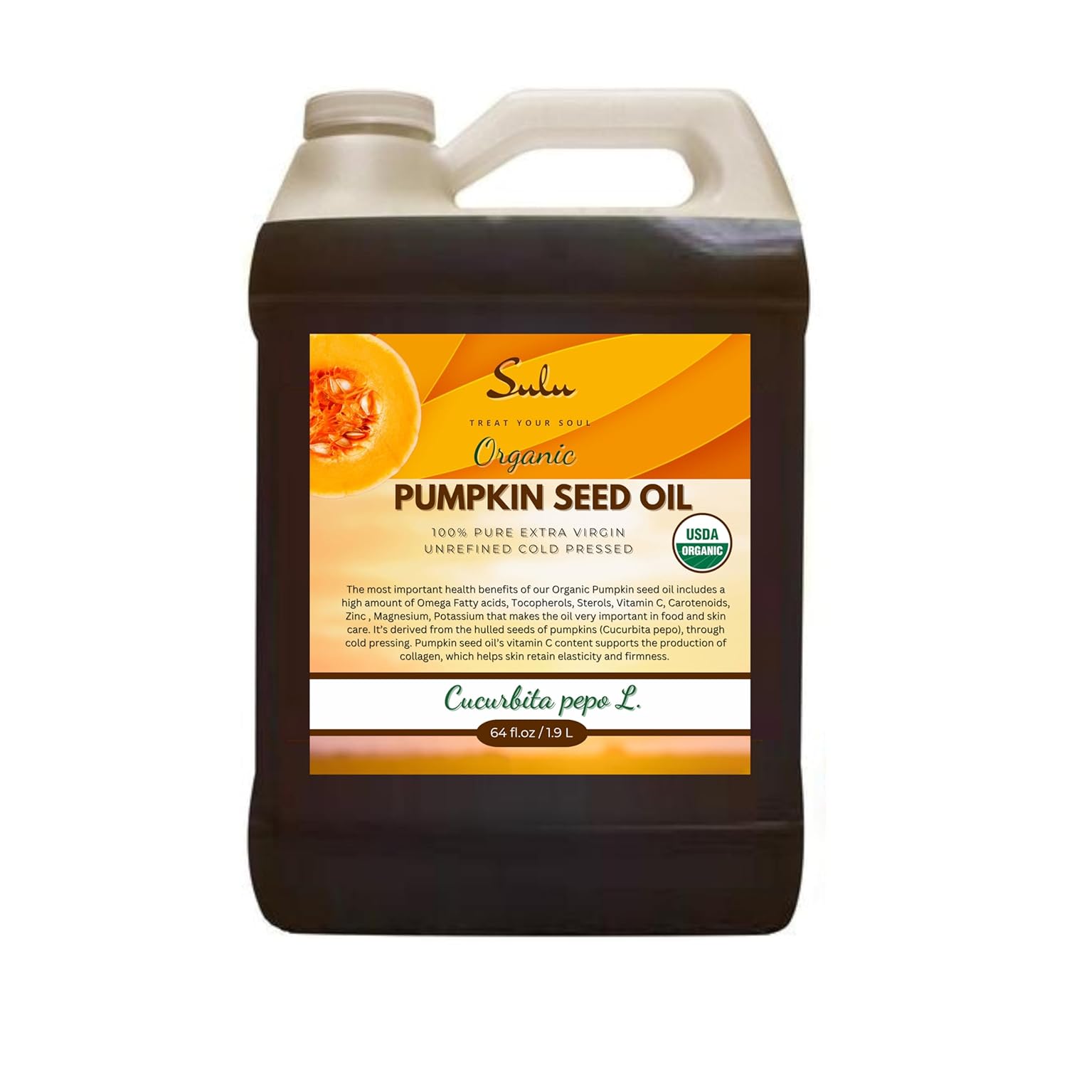 100% Pure Unrefined Virgin Pumpkin Seed Oil for Culinary Use