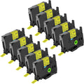NineLeaf 10 Pack Compatible for Brother TZ TZe-631 Label Tape