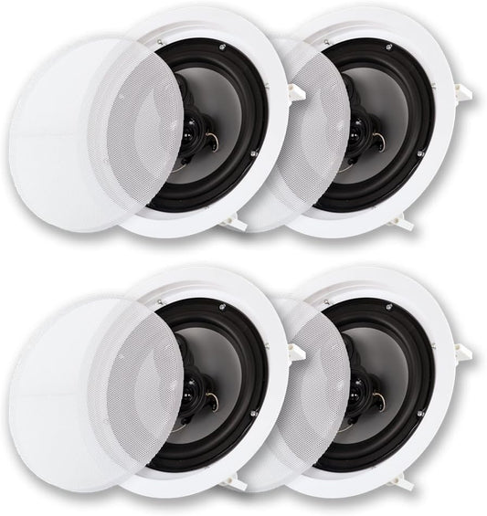 Acoustic Audio CS-IC83 In Ceiling Speakers for Home Theater