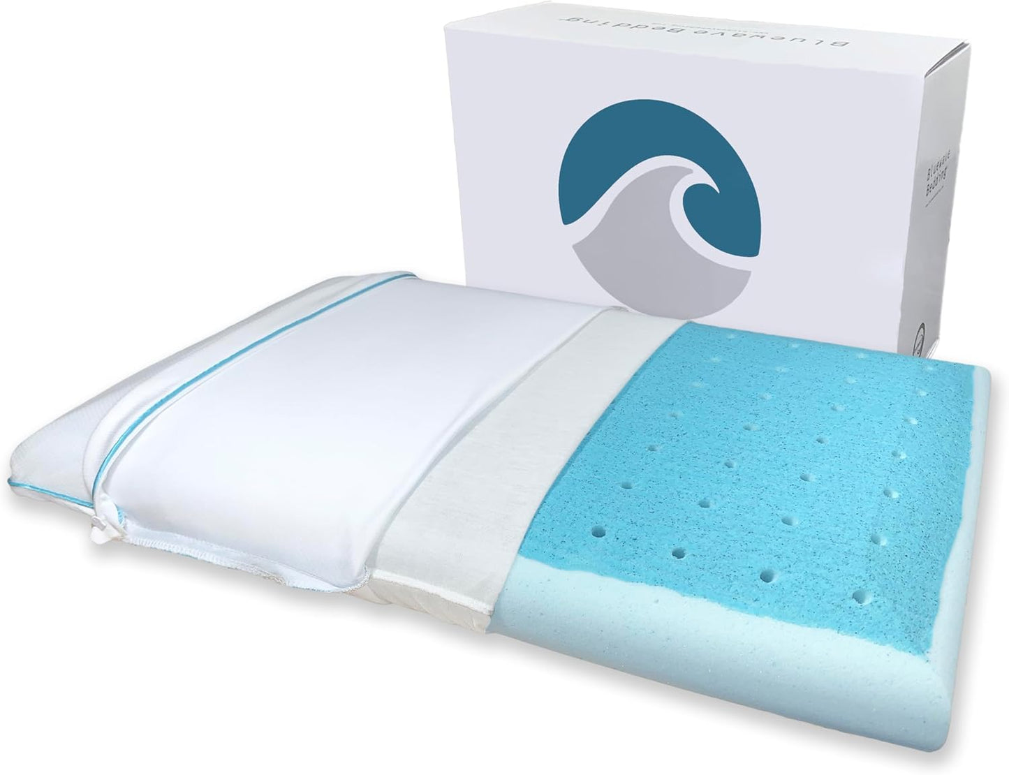 Bluewave Bedding Super Slim Max Cool Gel Memory Foam Pillow Review