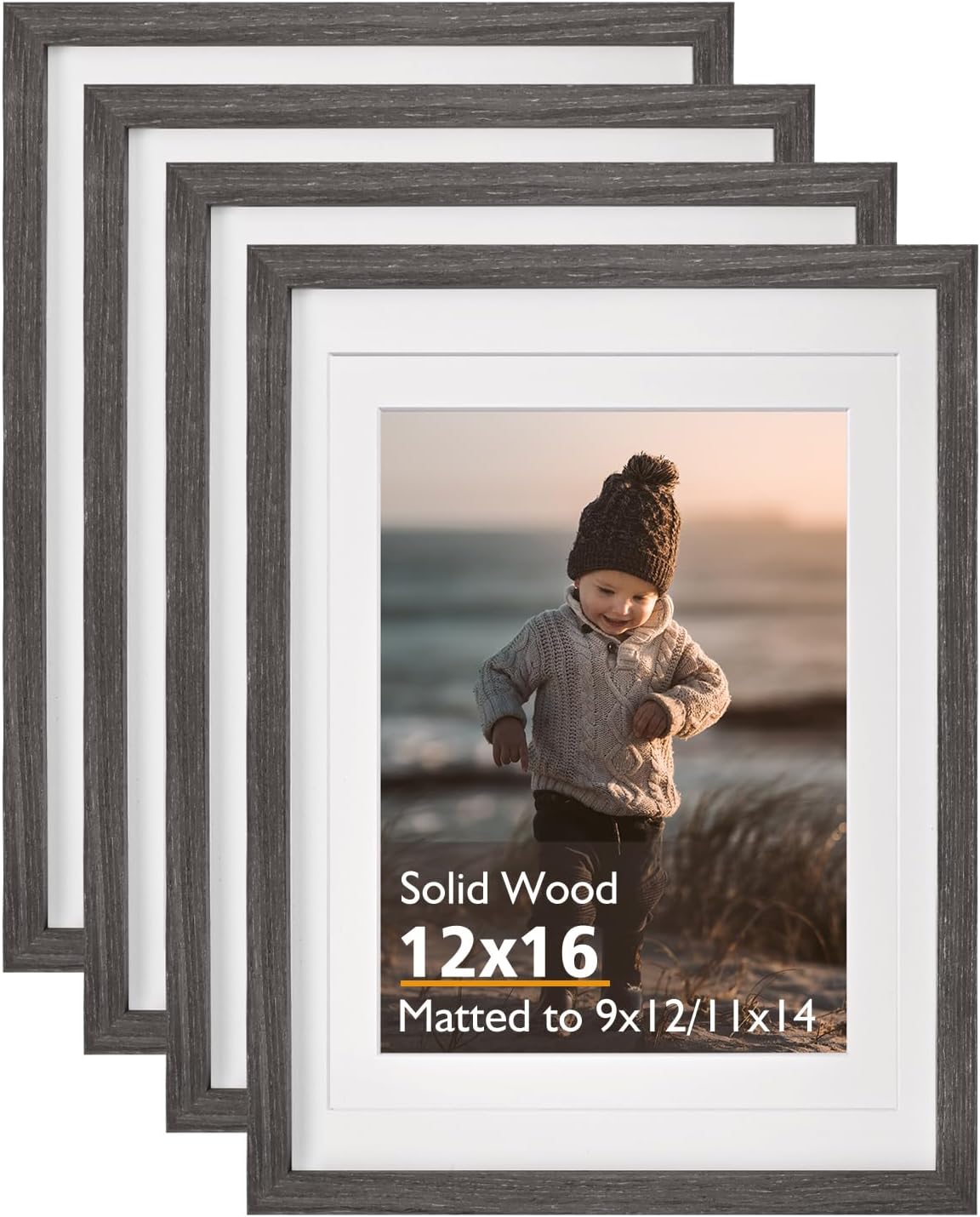 KINLINK 12x16 Picture Frame Set of 4 for Memorable Moments