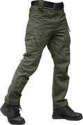 TACVASEN Tactical Pants for Men 9-Pocket Cargo - Water Resistant