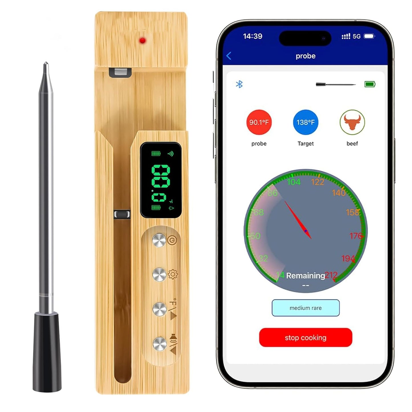 Bluetooth Meat Thermometer for Ultimate Precision