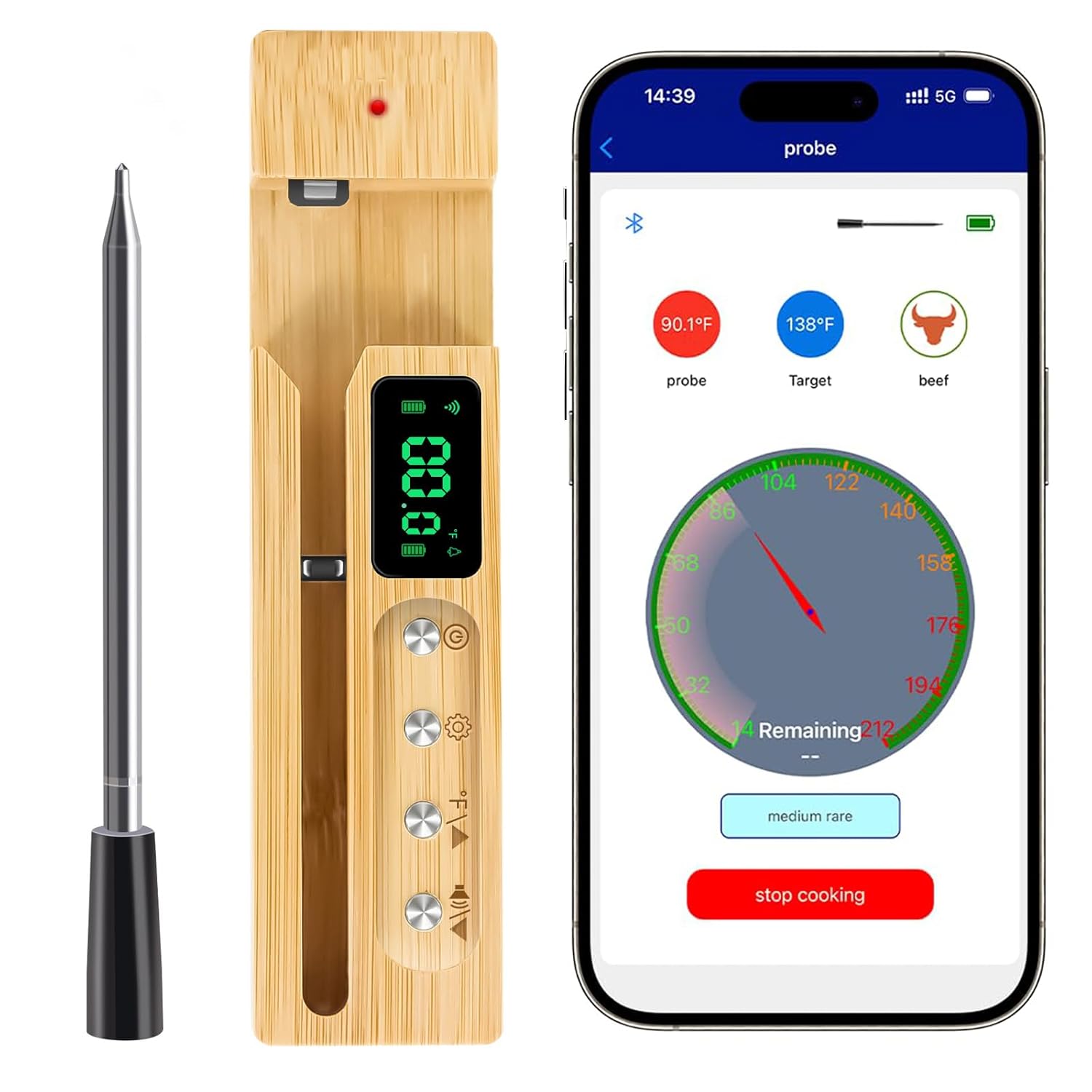 Bluetooth Meat Thermometer for Ultimate Precision