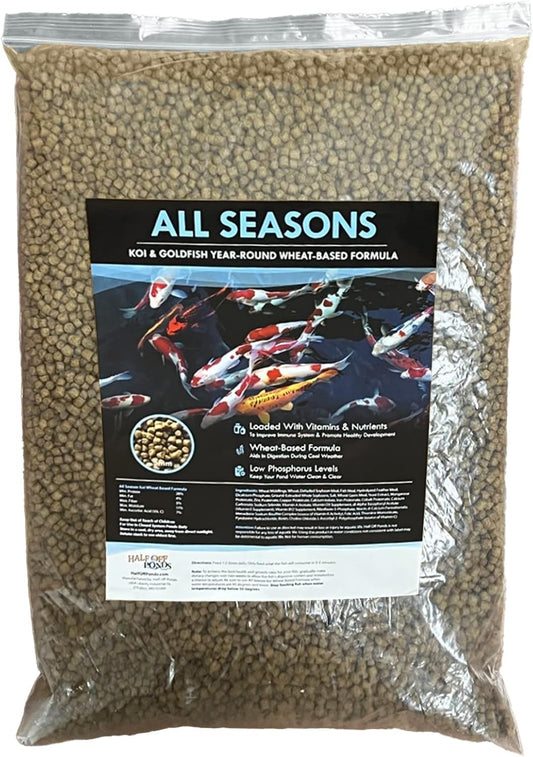 All Seasons Koi Fish Food with 28% Protein for Healthy Ponds