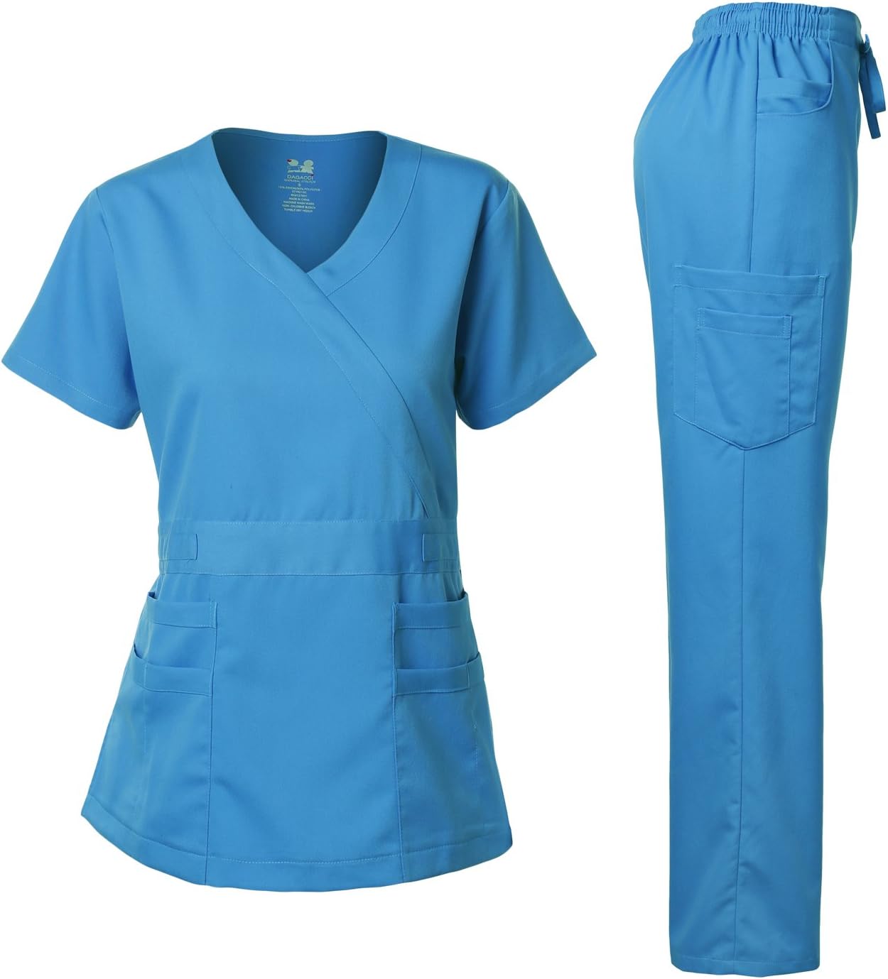 Dagacci Medical Uniform Women's Scrub Set for Comfort and Style