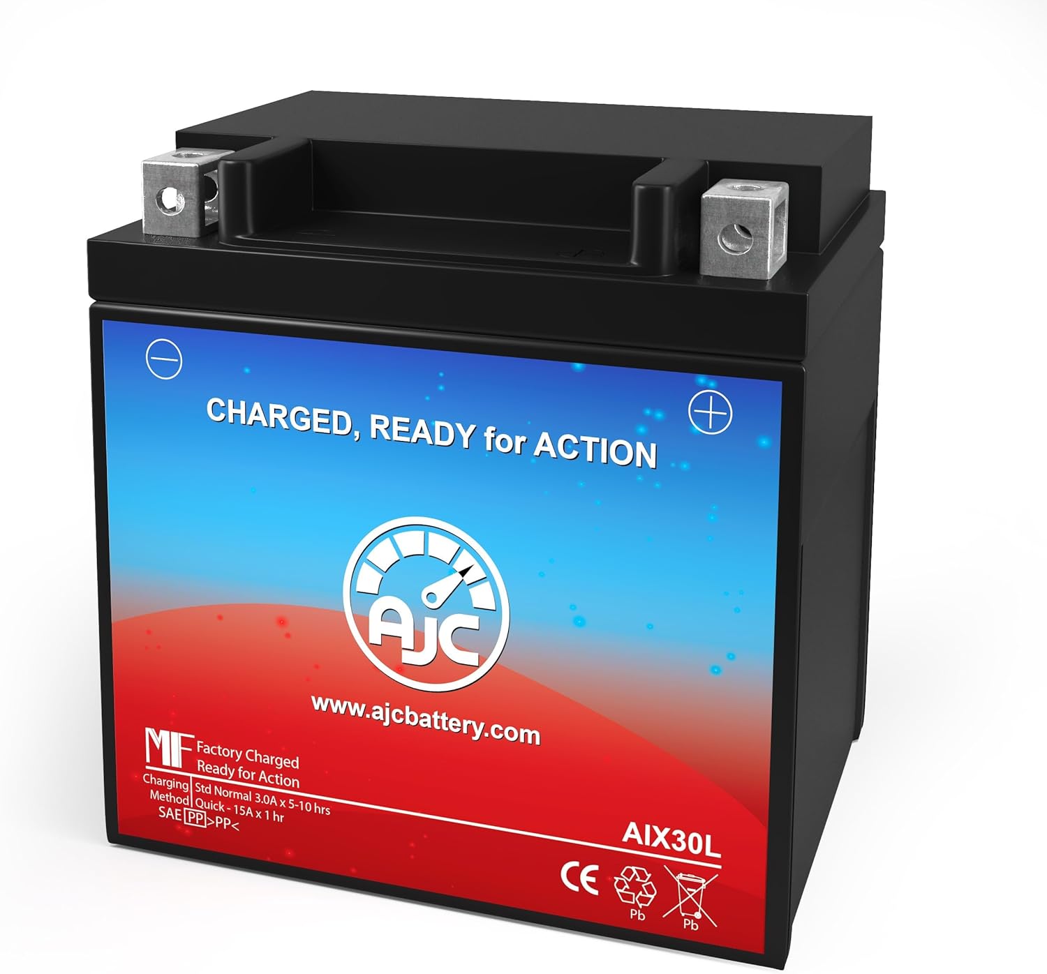 AJC AIX30L Powersports Battery for Reliable Power and Adventure