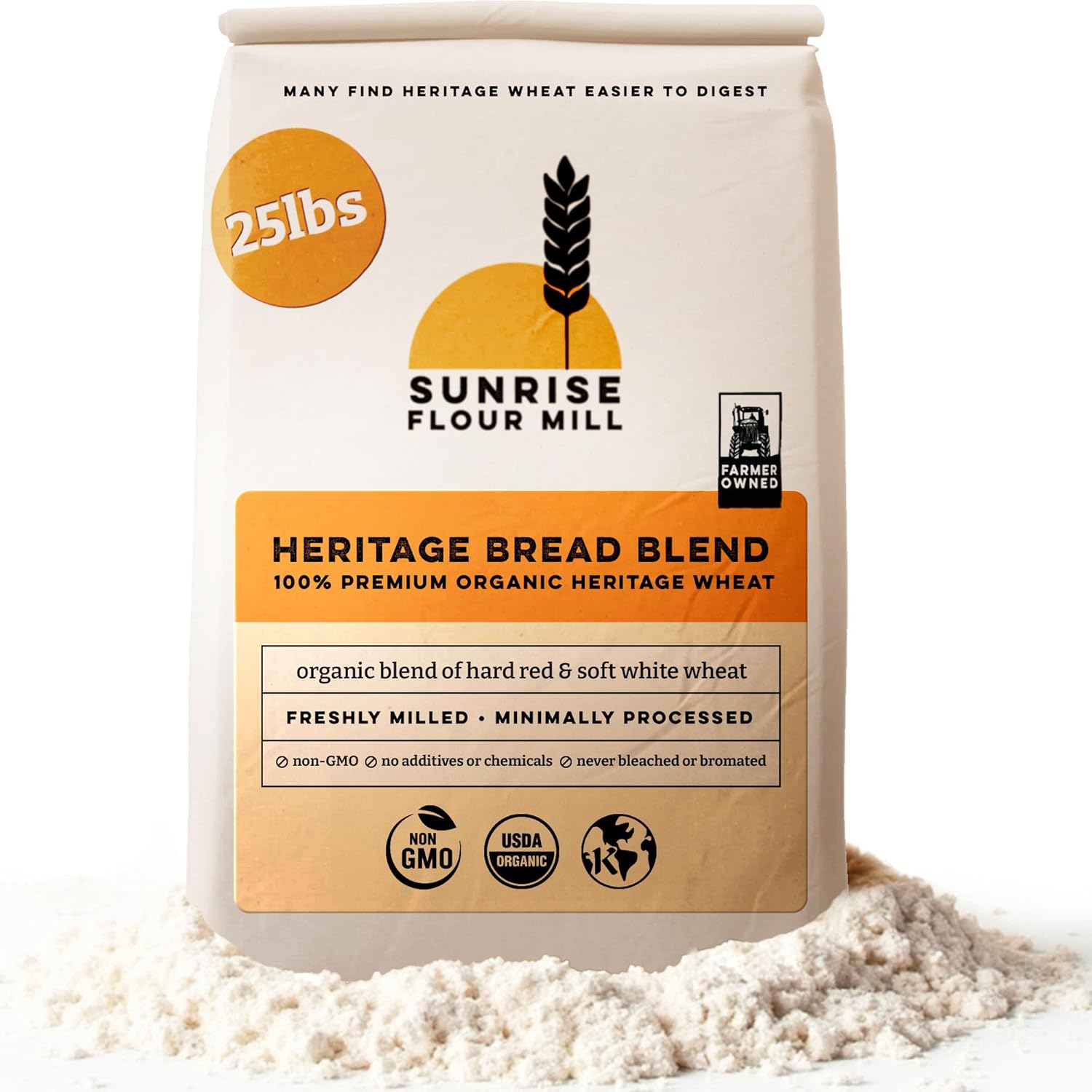 Heritage Organic Bread Flour Blend for Perfect Loaves