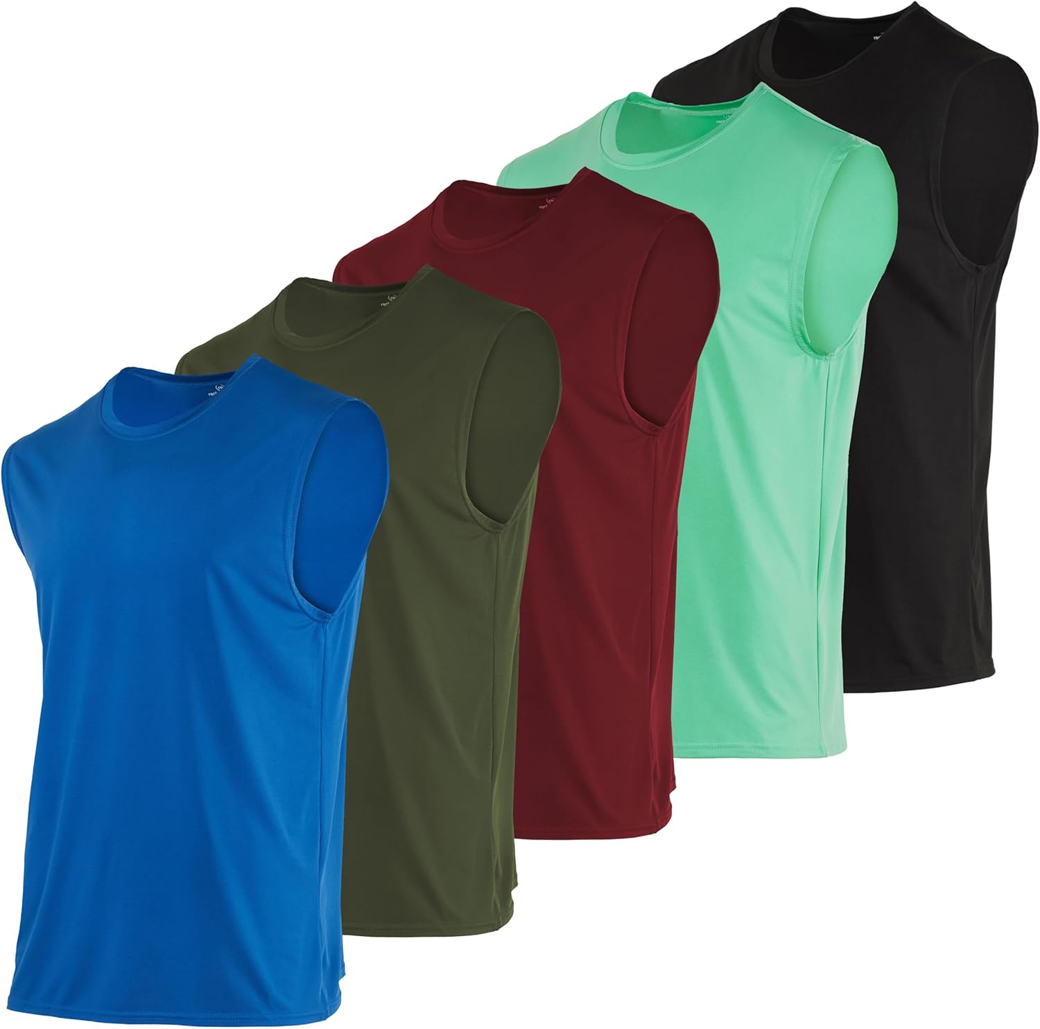 Real Essentials Men's Dry-Fit Active Muscle Tank Top Pack Review
