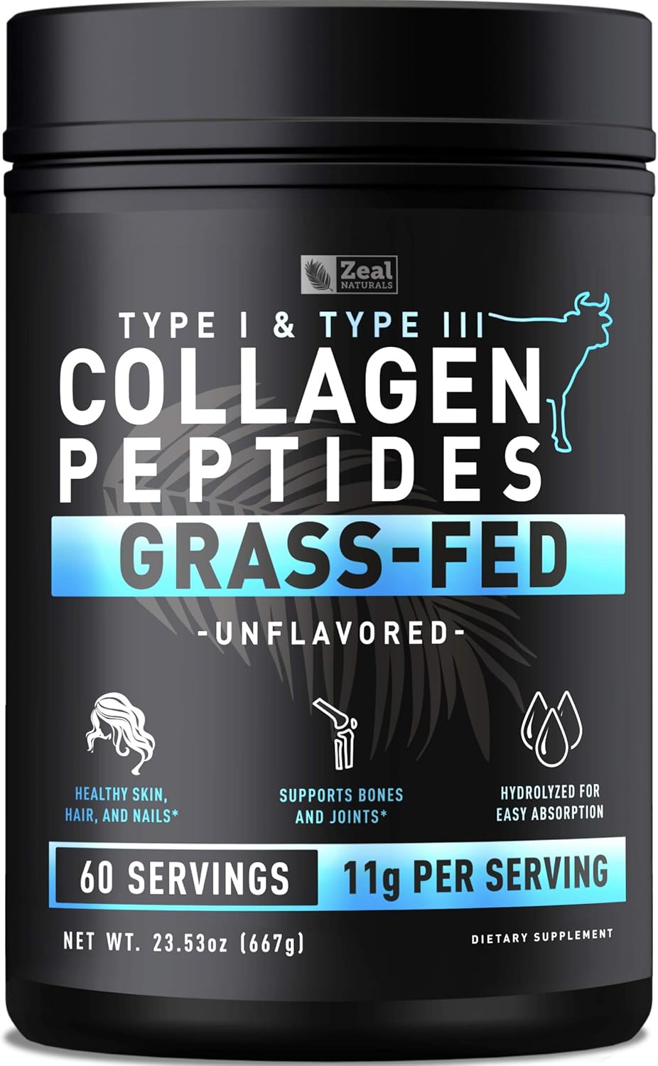 Pure Collagen Peptides Powder for Healthy Skin and Joints
