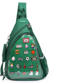 Oxford Ita Bag Kawaii Pin Display Chest Pack Medium - Single Shoulder