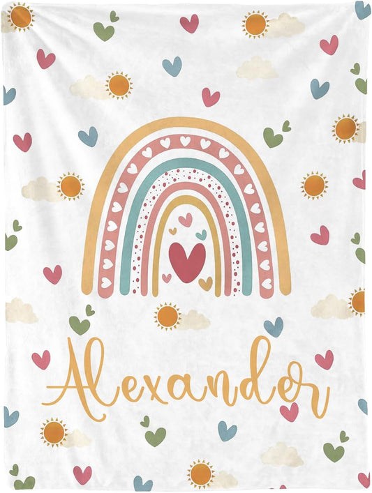 Custom Name Baby Blanket - Perfect Gift for Newborns!
