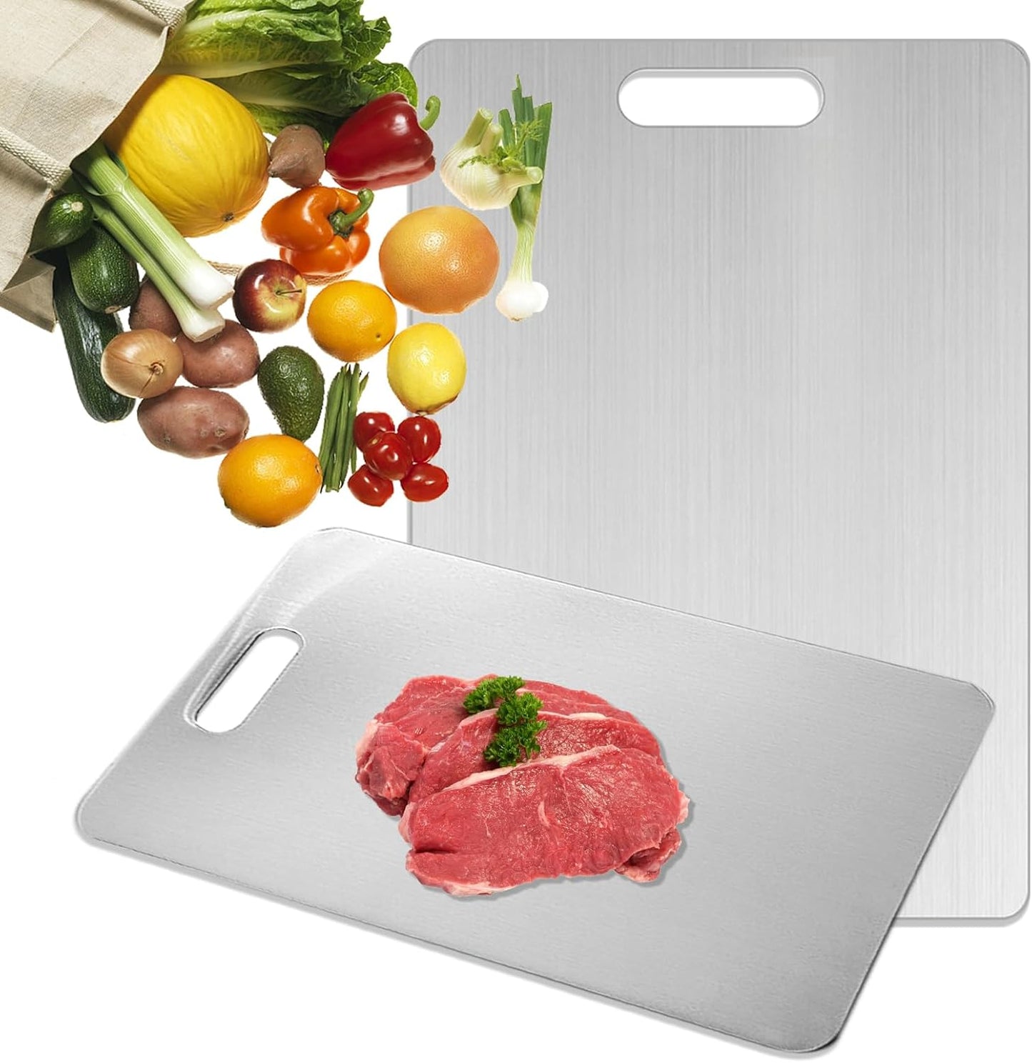 Katuchef Titanium Cutting Board - Durable Non Toxic Kitchen Tool
