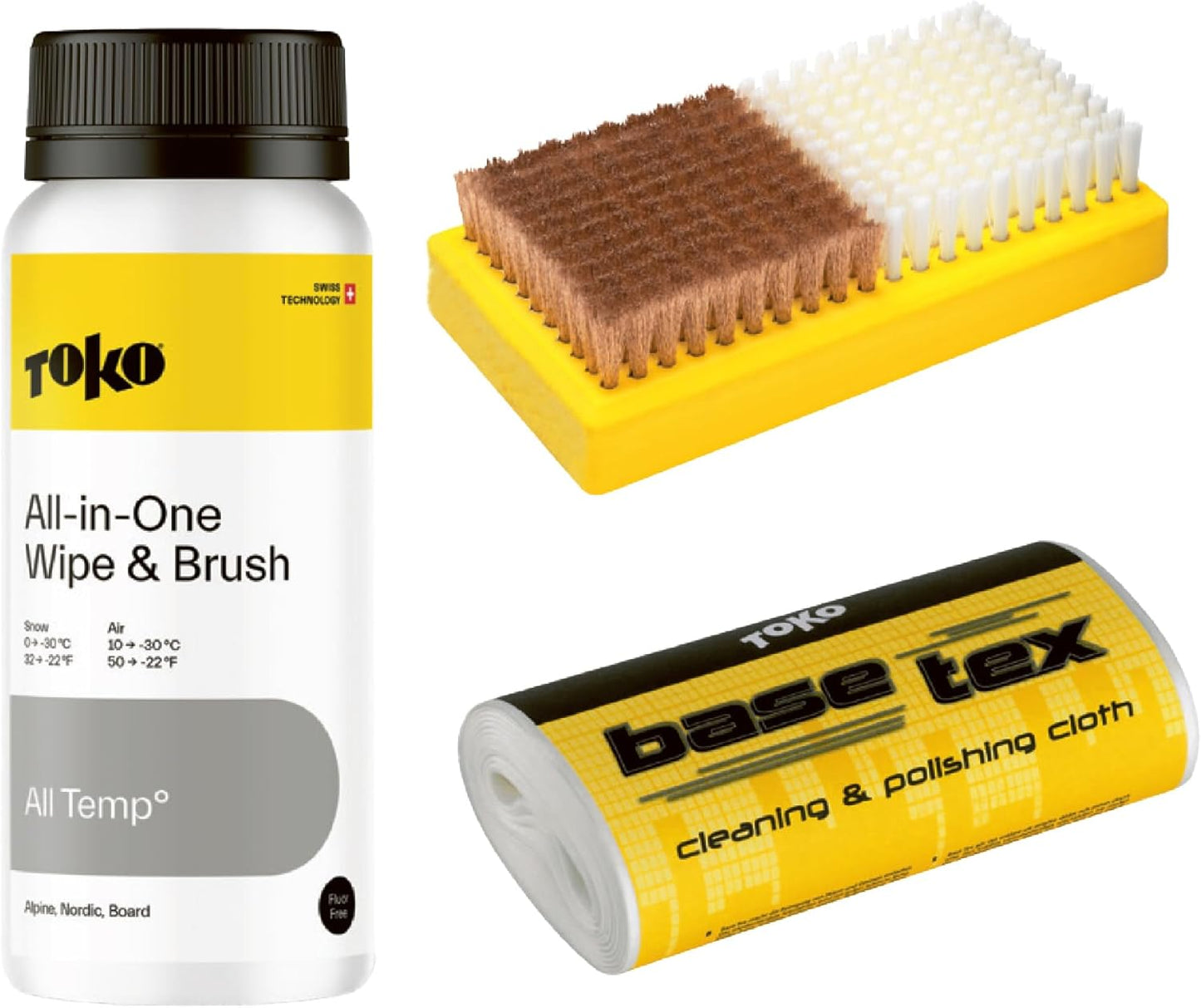 TOKO Ski/Snowboard Wax Kit - No Iron Needed - 250 ml