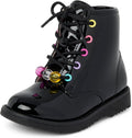 Girl's Baby Toddler Lace Up Combat Boots - Cute, Durable Toddler Boots