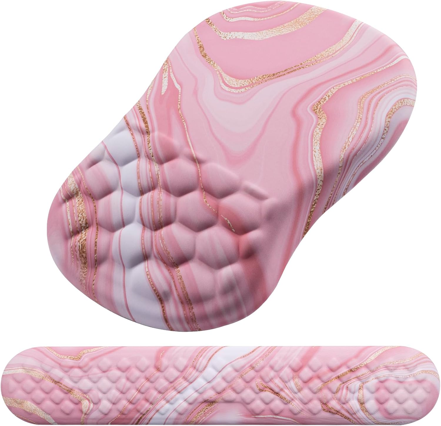 Mouse Pad Wrist Support with Ergonomic Design for Comfort