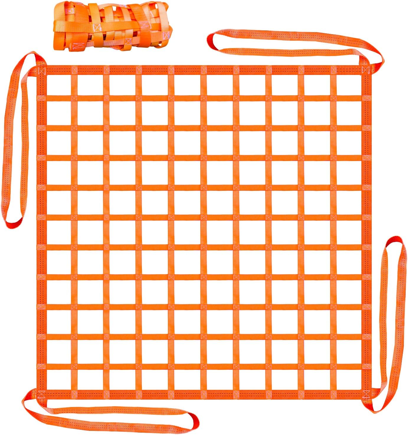 Cargo Lifting Net 6.56ftx6.56ft for Heavy-Duty Hoisting Needs
