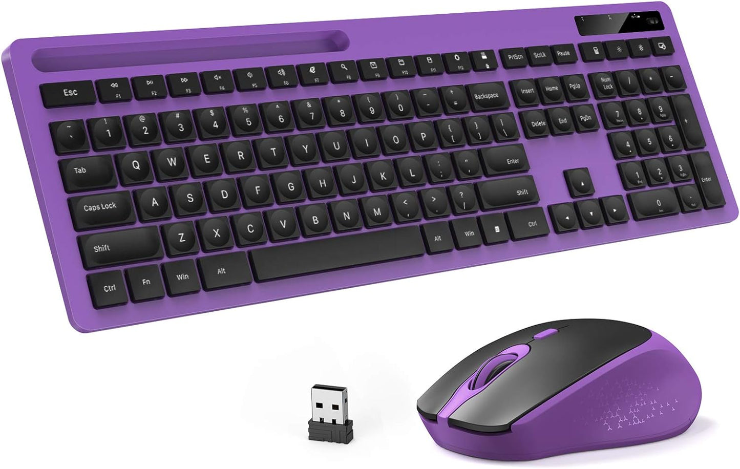 Wireless Silent Keyboard & Mouse Combo - Ultimate Efficiency!