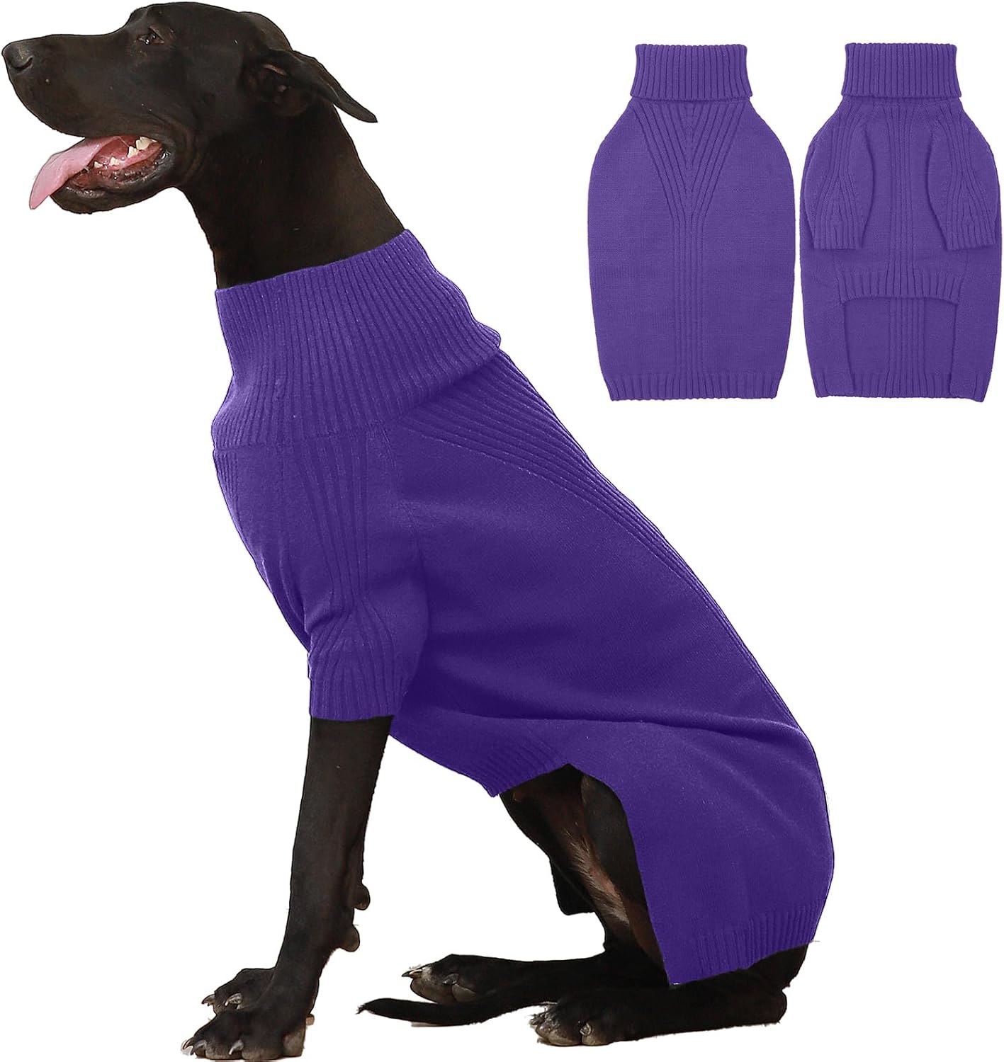 IECOii Extra Large Dog Sweater 4XL for Giant Breed Dogs