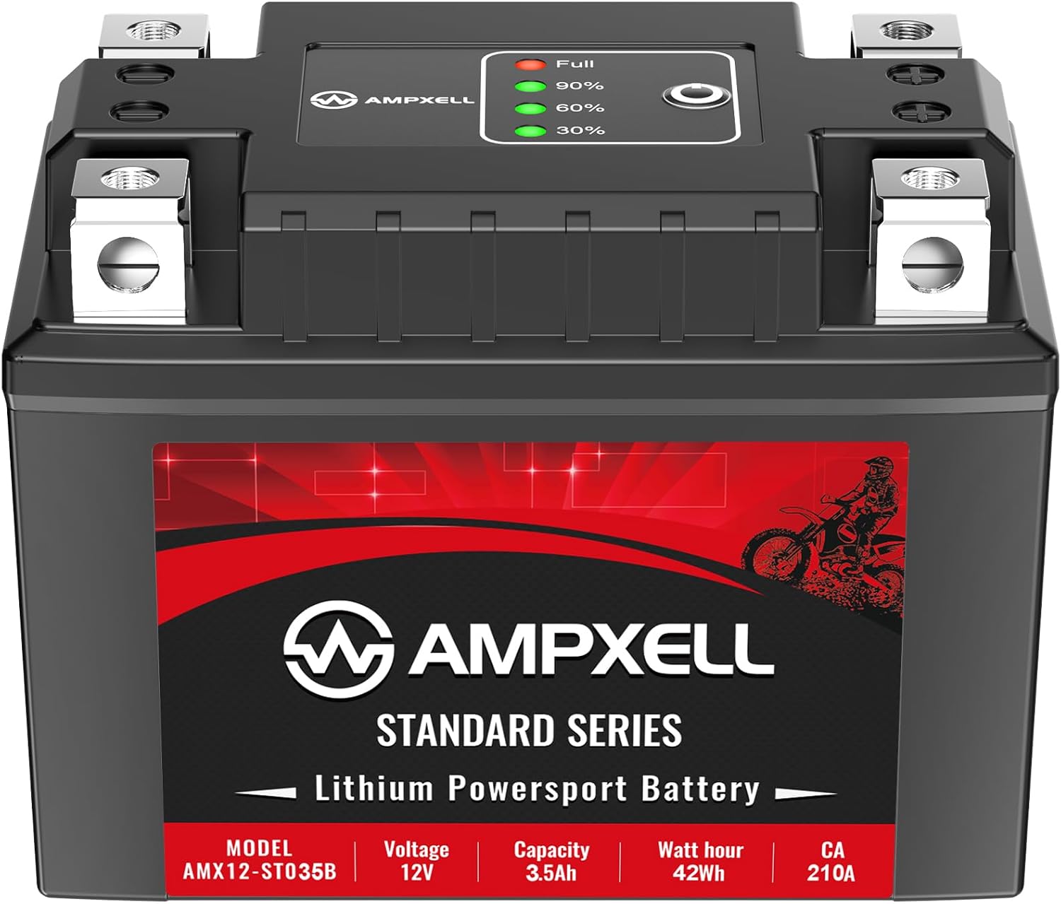 Lithium Motorcycle Battery YTX5L-BS 12V 210A for Powersport Use