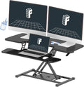 FLEXISPOT 40 in Standing Desk Converter - 2-Tier Sit to Stand Riser