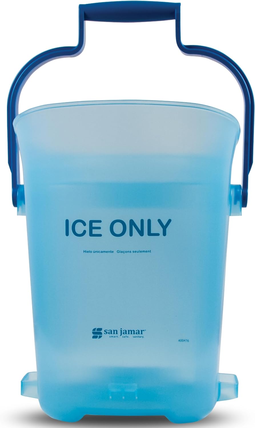 San Jamar Plastic Light Duty Ice Tote with Ergonomic Design