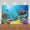 Under The Sea Backdrop Ocean Little Mermaid 10x8ft - Vibrant Party