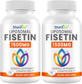 1500mg Fisetin Supplements - Liposomal Absorption for Healthy Aging