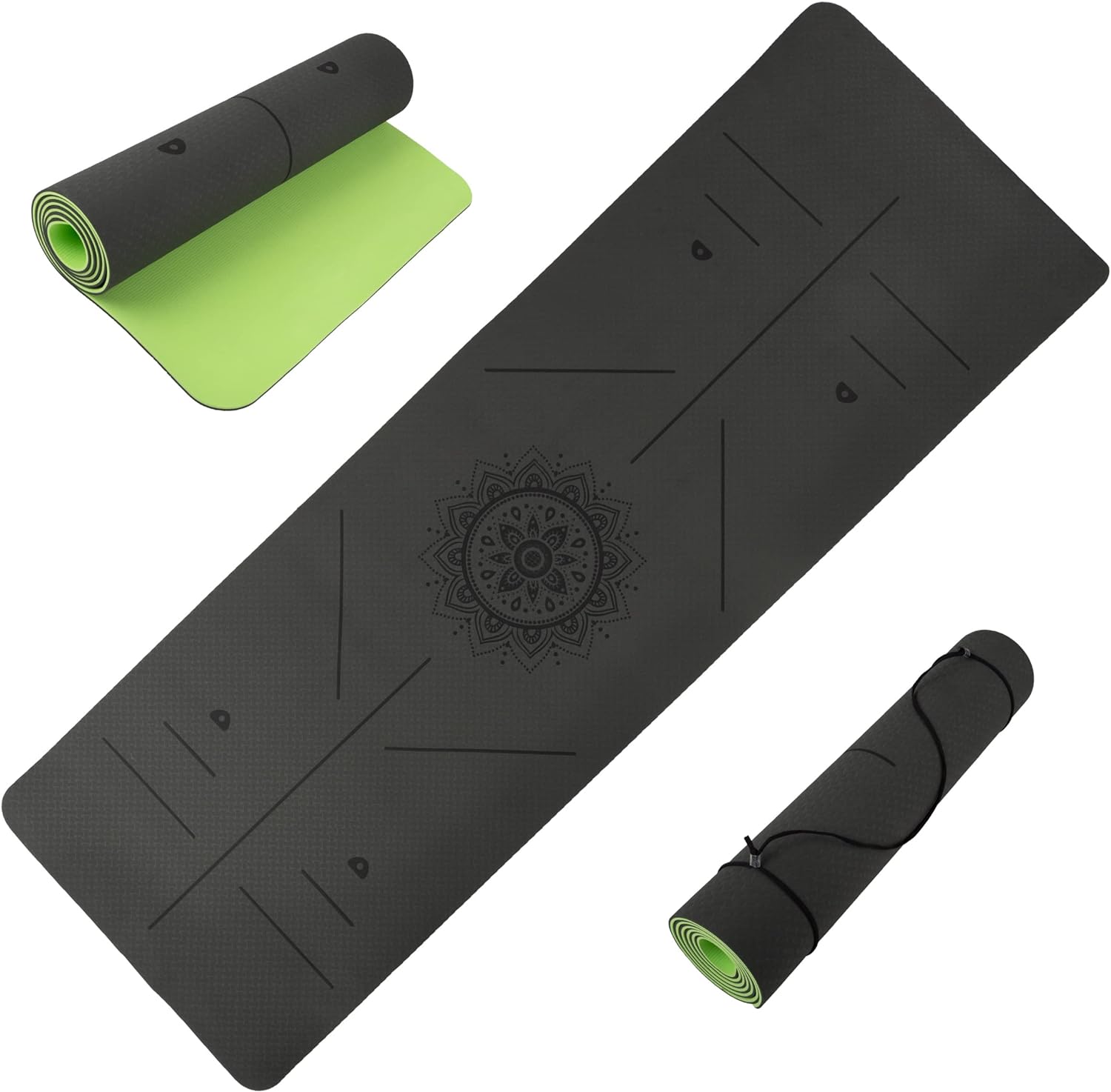 Wakeman Non-Slip Yoga Mat: Align Your Poses!