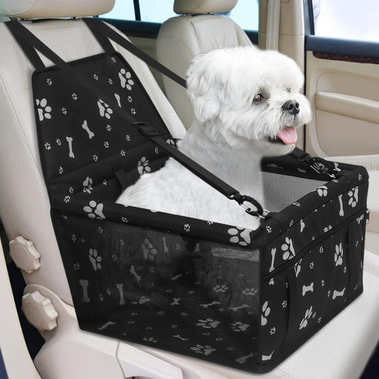 Foldable Waterproof Dog Car Seat for Small to Medium Pets