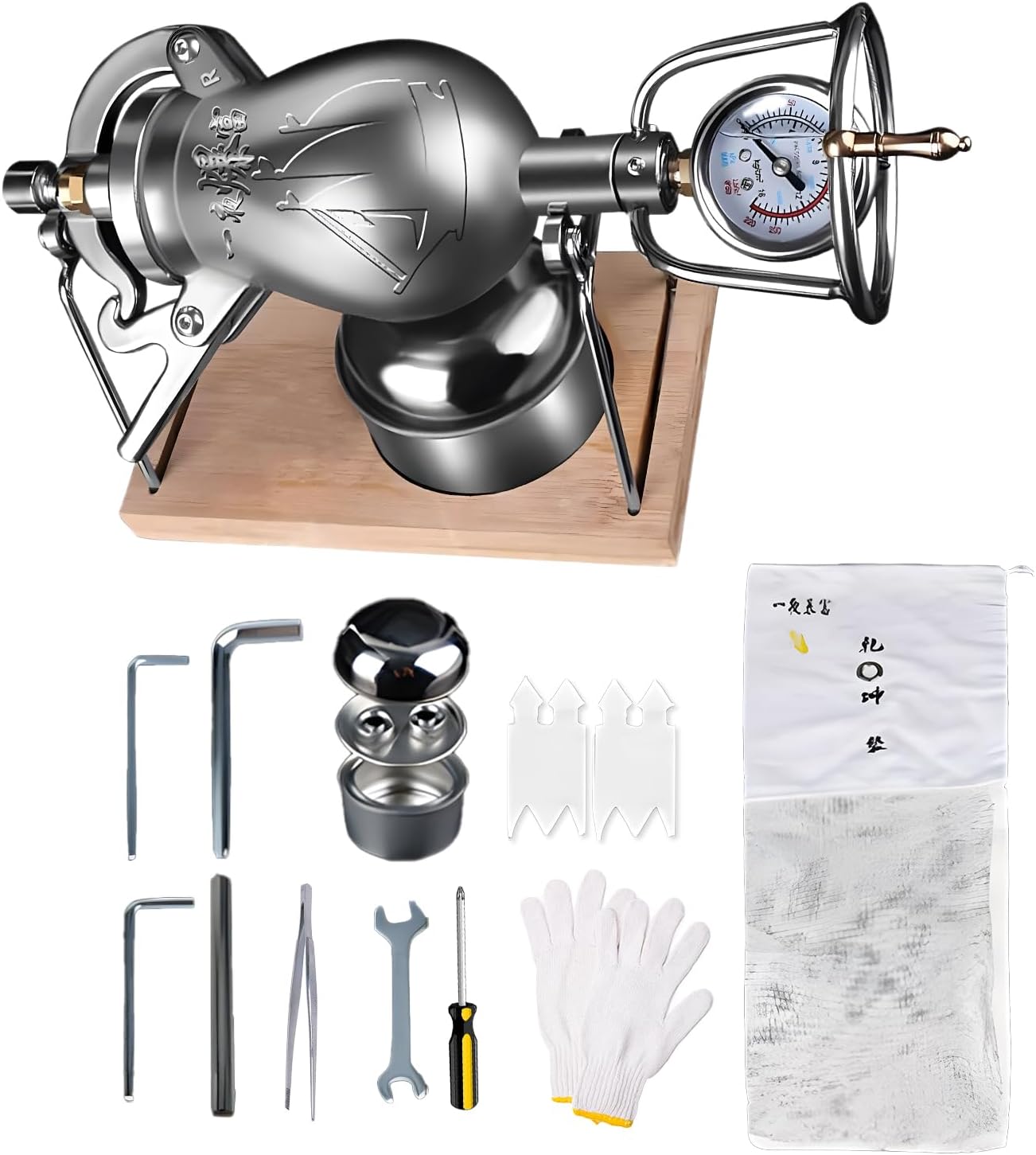 Stainless Steel Popcorn Maker: High Pressure, Large Capacity