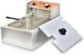 Commercial Deep Fryer 6L - Precise Temp & Durable Stainless Steel
