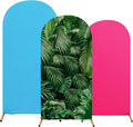 Set of 3 Hawaii Arch Backdrop Cover 4ft 5ft 6ft - Tropical Party Fit
