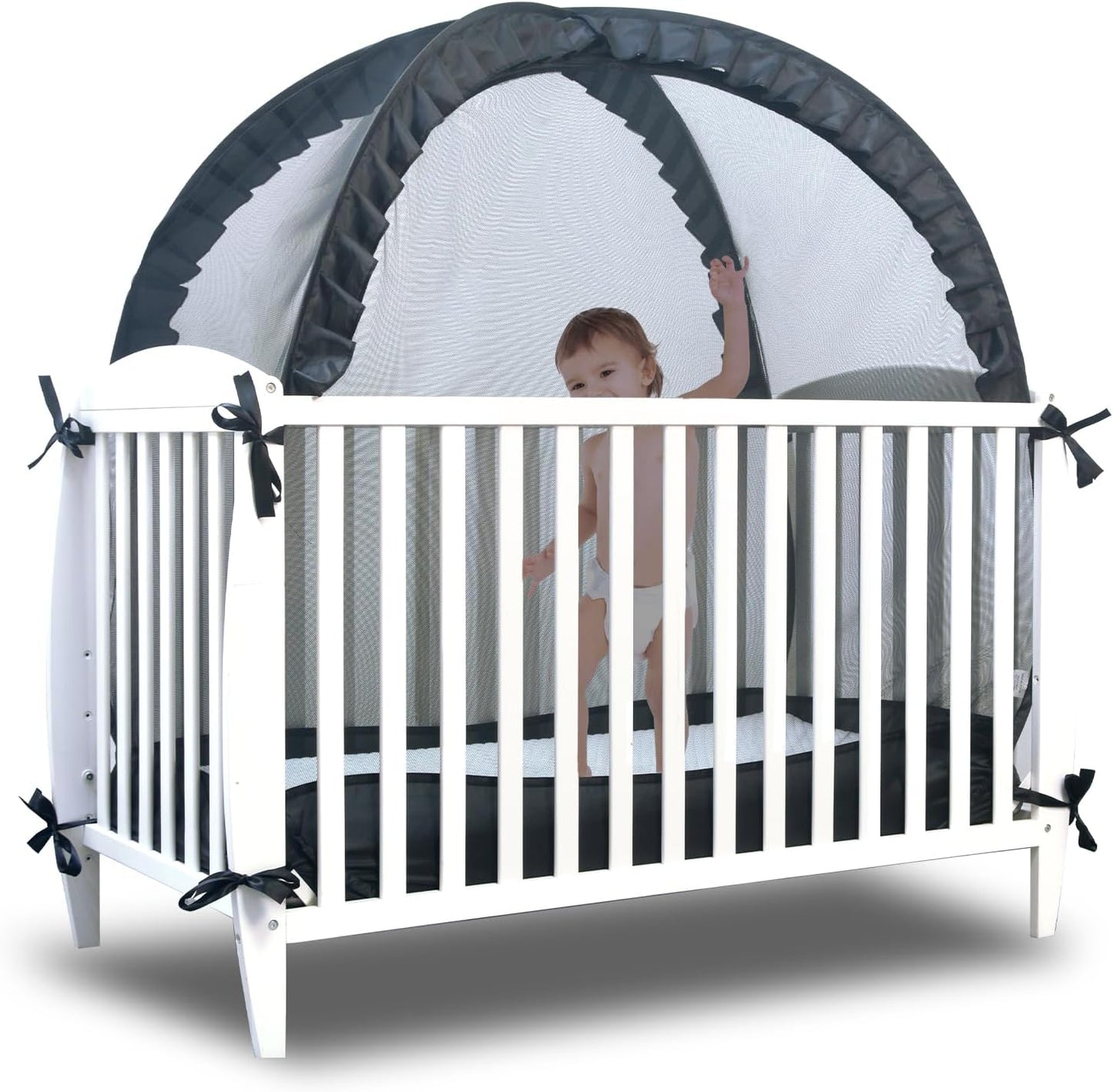 Pop-Up Baby Crib Tent: Keep Baby Safe
