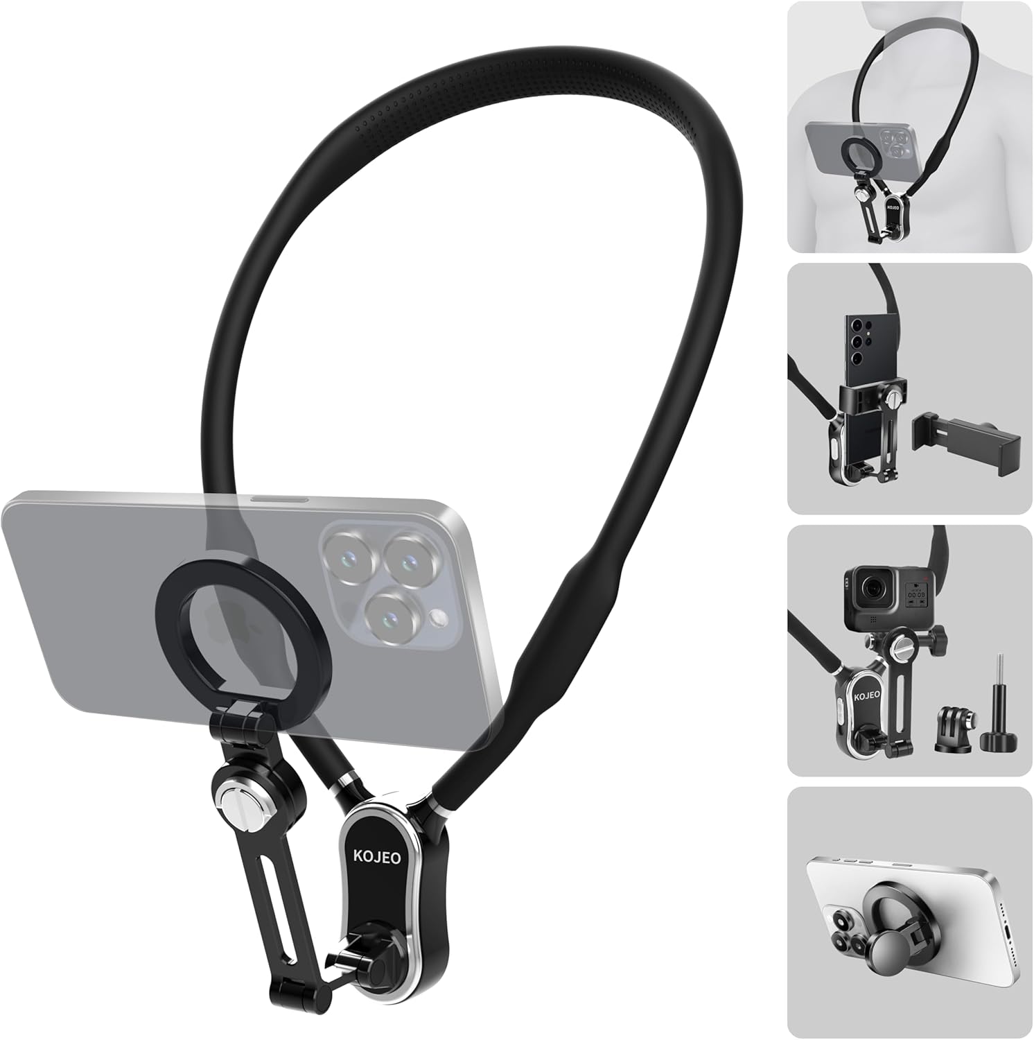 Hands-Free POV Phone & Camera Mount by KOJEO