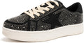 Star Sneakers for Women Low Top Comfortable Cushioned Platform white