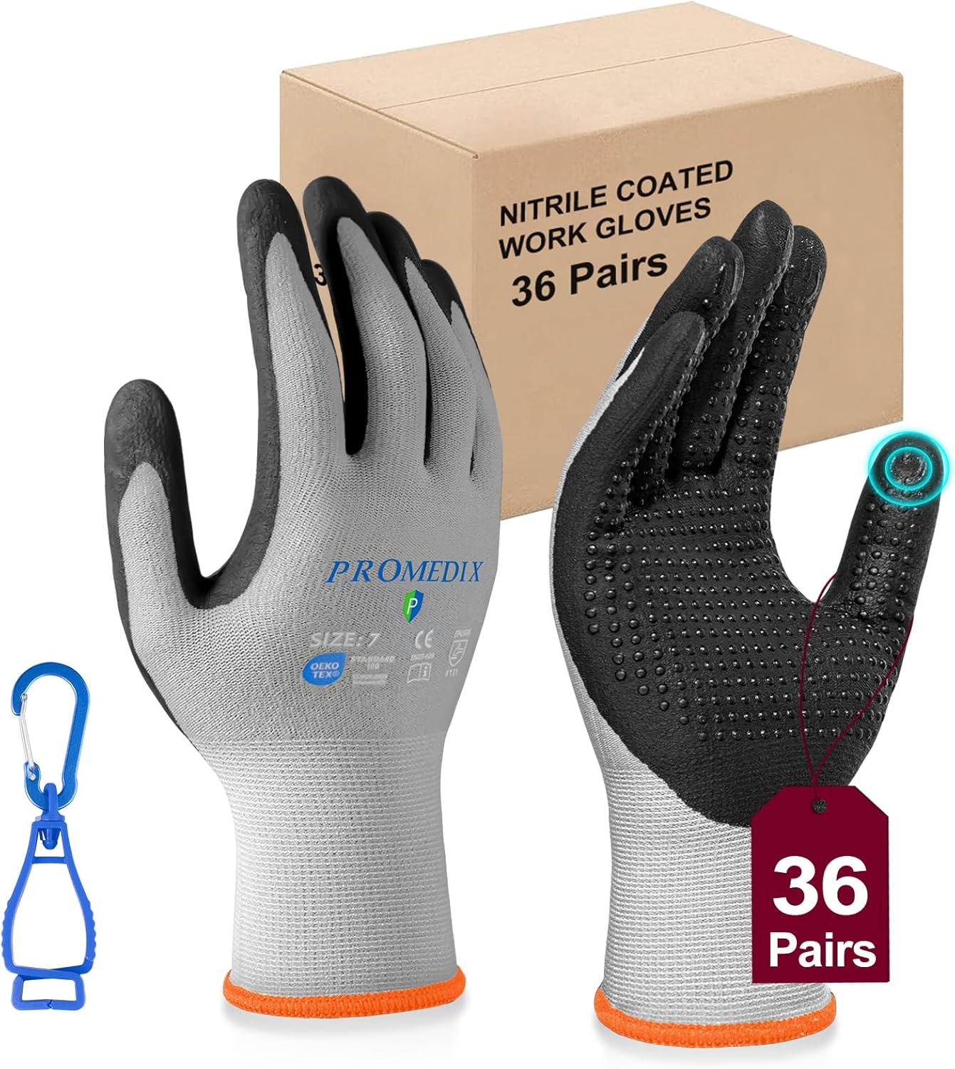 Nitrile Coated Work Gloves for Comfort and Grip in Any Task