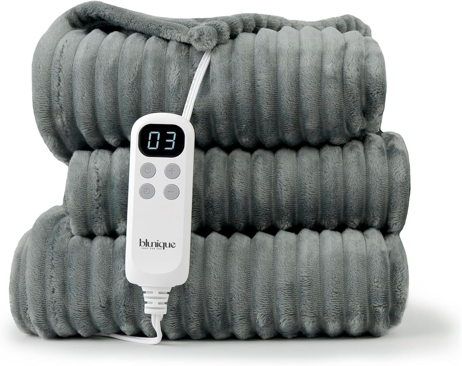 Fast-Heating Sherpa Electric Throw - 6 Levels, Auto Off