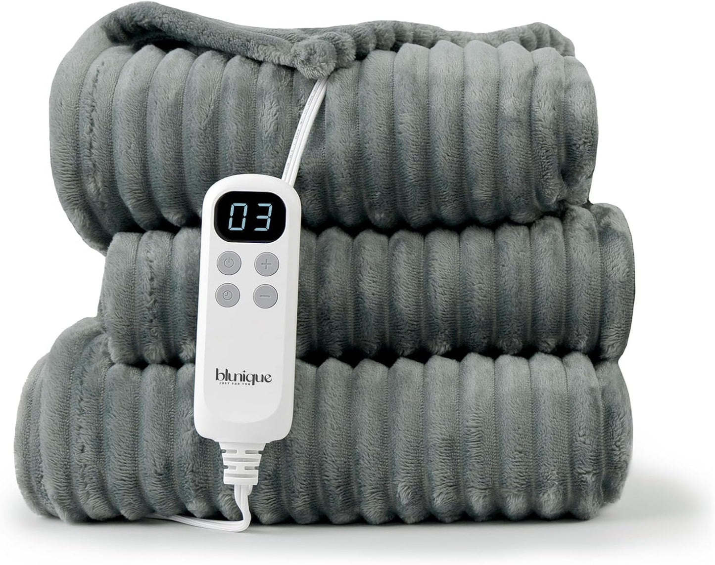 Heated Blanket Electric Throw, 50x60 Inches for Cozy Warmth