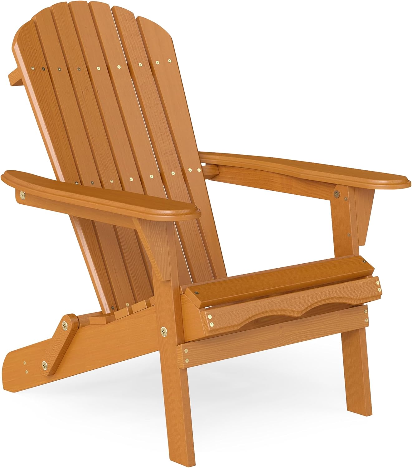 Outdoor Wooden Folding Adirondack Chair for Cozy Relaxation