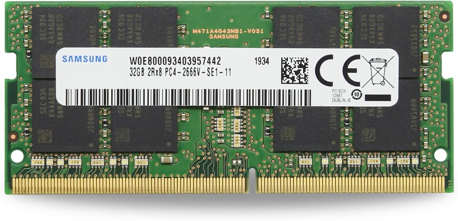 32GB DDR4 2666MHz SODIMM Memory Upgrade for MSI Laptops