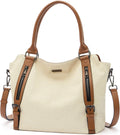 CLUCI Vegan Leather Hobo Bag for Women - Spacious Organized Tote