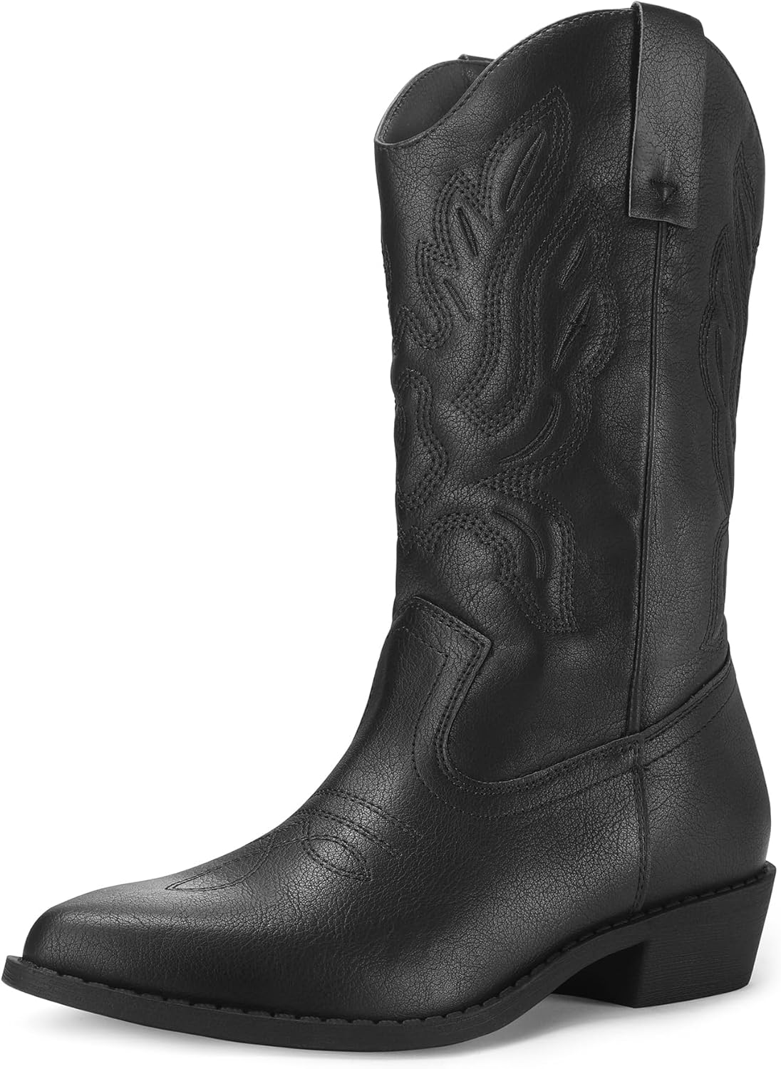 Stylish Women's Western Cowboy Boots with Embroidery Design